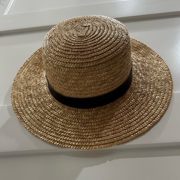 Lack of Color straw boater hat. Size 57 cm M. GUC. main image 6